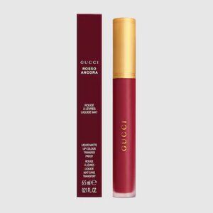 NIB ✅ Gucci #509 ROSSO ANCORA Transfer-Proof Matte Liquid Lipstick